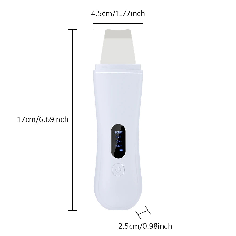 Ultrasonic Skin Scrubber: Ion Facial Cleanser