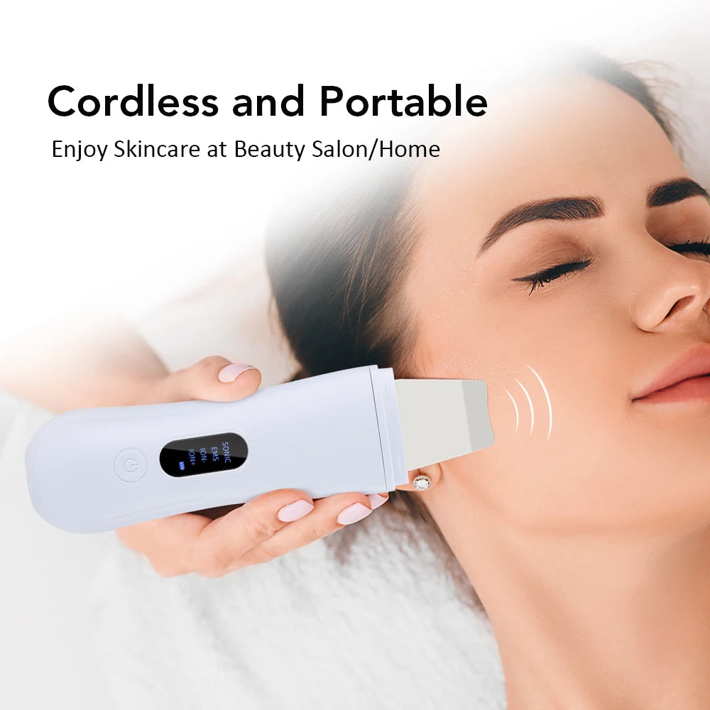 Ultrasonic Skin Scrubber: Ion Facial Cleanser